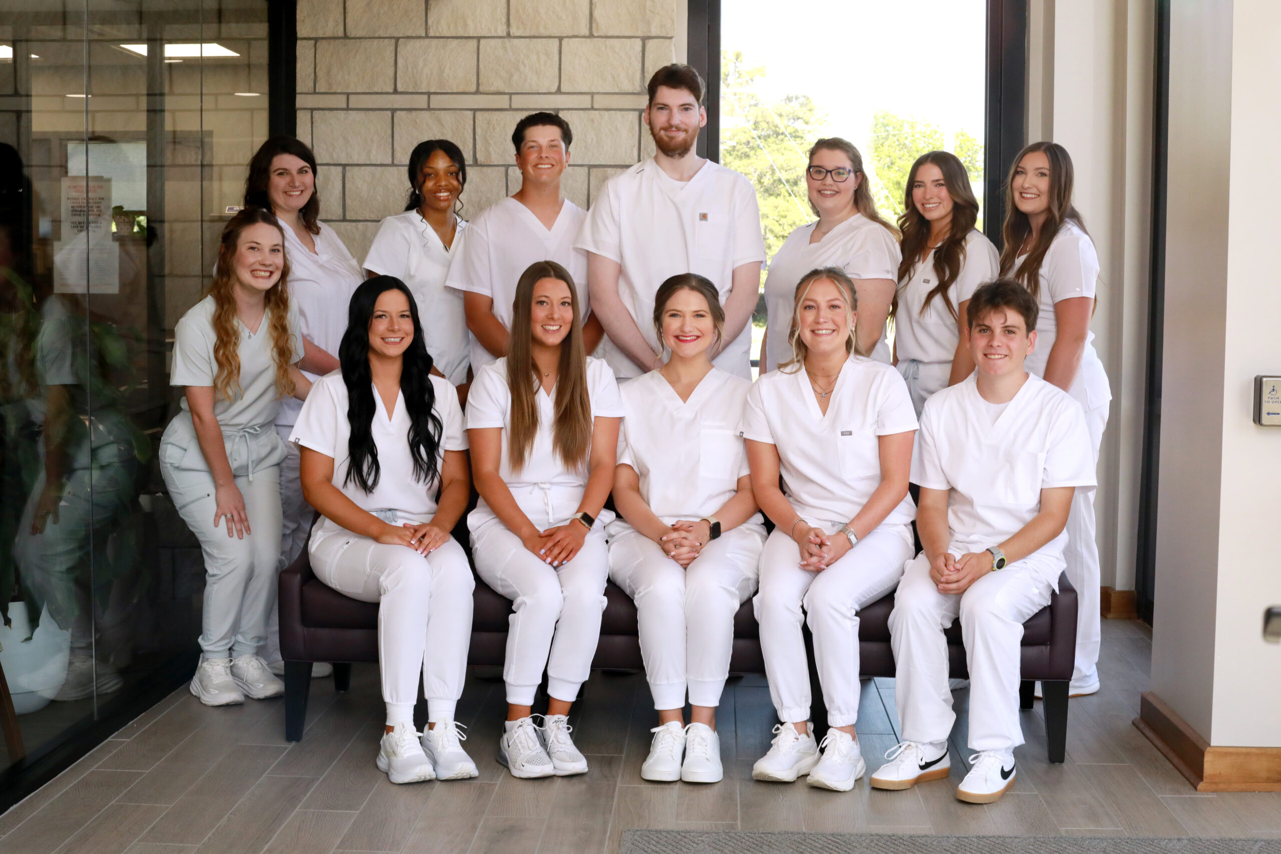 Nursing graduate group, posed photo