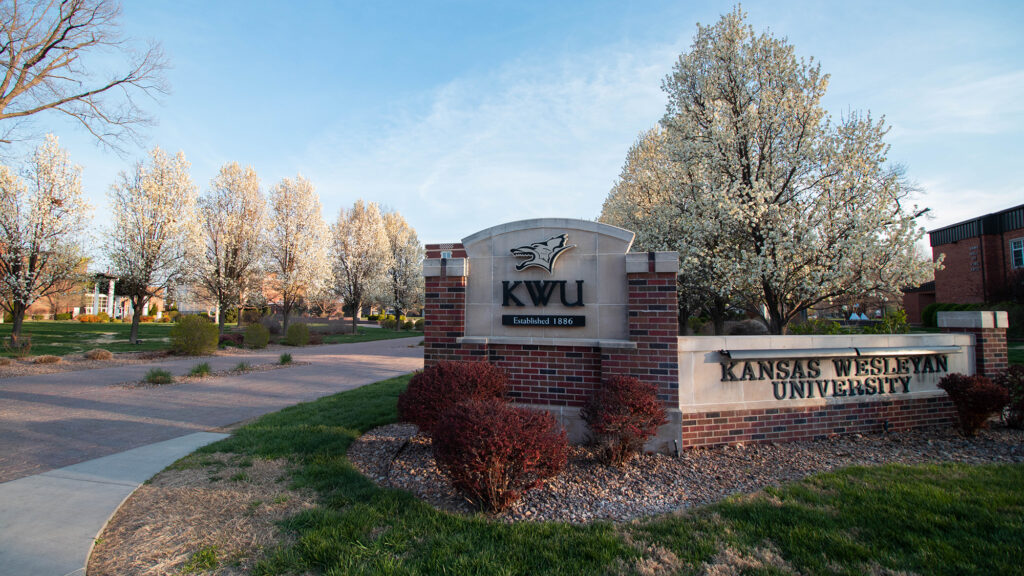 KWU signage on campus