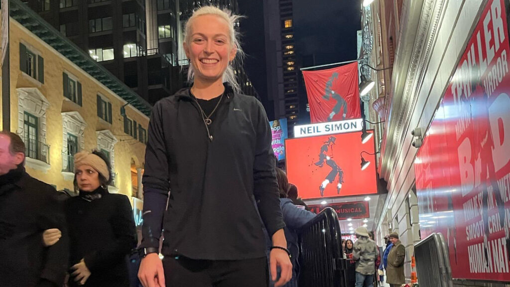 Photo of woman on broadway