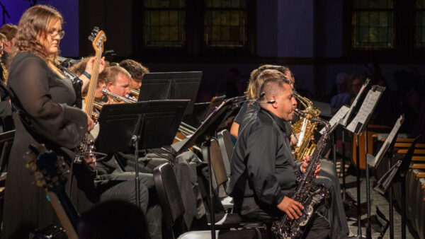 Jazz band playing music performance header 25